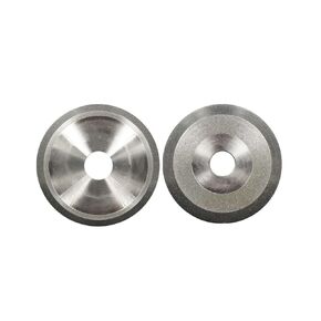 Diamond Single Bevel Grinding Wheel, 30 45 60 Degrees Abrasive Disc for Alloy Tungsten Steel CBN Ceramic Milling Cutter 1pc(150x32x10-V45,100) in Kuwait