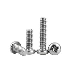 #4-40 x 1/4'' (50 Pack) Pan Head Machine Screws Phillips Drive Machine Screws, 304 Stainless Steel 18-8, Bright Finish, Fully Threaded,for Furniture Repairs and 3D Printer in Kuwait