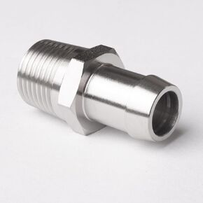 محول مدخل المضخة، 1/2 NPT ذكر إلى 5/8 بوصة، معدن مطلي بالكروم، لتوصيلات خرطوم السخان in Kuwait