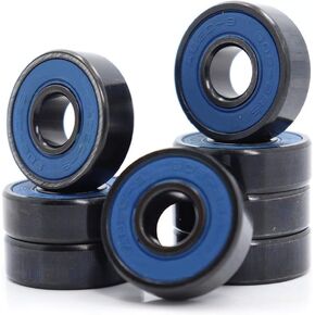 ABEC-9 608 2RS Inline Roller Skate Wheel Bearing RS Anti Rust Skateboard Ball Bearings 608RS Red Sealed 8x22x7mm Shaft(608rs Red,16pcs) in Kuwait