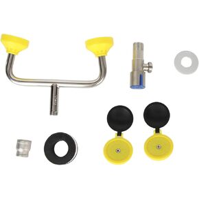 محطة غسيل العين، تدفق مستمر للمياه، 2 فوهات قابلة للنفخ، محطة غسيل العين في حالات الطوارئ للمكتب in Kuwait