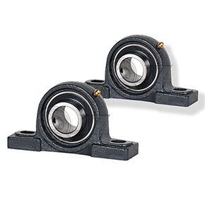 2X 1.5 in Pillow Blocks Cast Iron UCAK208-24 Mounted Bearing UC208-24 + AK208 in Kuwait