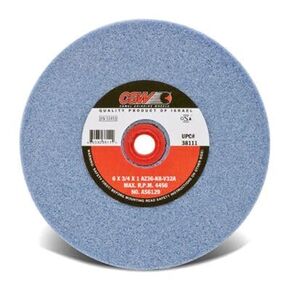 CGW Abrasives 6X3/4X1 T1 AZ120-K8-V32A Premium Blue Aluminum Oxide Vitrified Bench and Pedastal Wheels Type 1 - Wheel 1 Pack in Kuwait