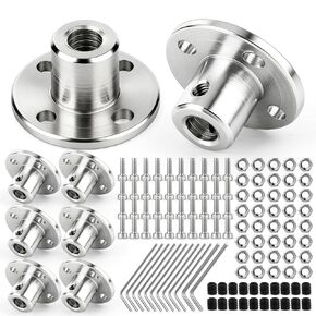 8PCS 5mm Rigid Flange Coupling, Motor Flange Coupling Connector for DIY Handmade Model in Kuwait