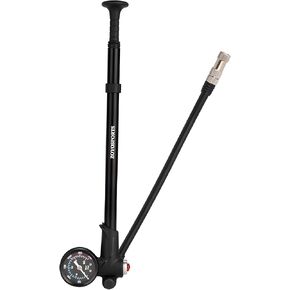 ارتفاع ضغط 300 رطل لكل بوصة مربعة للشوكة الأمامية والخلفية مضخة الصدمات الهوائية مع مقياس مضخة دراجة دراجة المحمولة in Kuwait