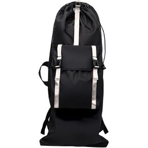 Skateboard Backpack Travel Backpack Reflective with Adjustable Shoulder Straps Skateboard Bag Longboard Carry Bag for Outdoor in Kuwait