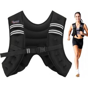 Weighted Vest for Women Men Kids 12lb Body Weight Vests with Reflective Stripe and Adjustable Buckle for Running, Strength Training, Jogging, Walking，Training Workout in Saudi Arabia