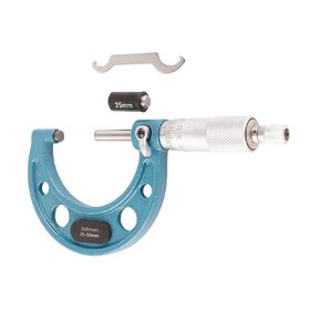 ميكرومتر خارجي، أداة دقيقة بدقة 0.0001 بوصة، ميكرومتر دقيق من السبائك، أداة ميكانيكية، ميكرومتر مع حافظة للميكانيكيين والمهندسين والأعمال المعدنية (1-2 بوصة) in Kuwait