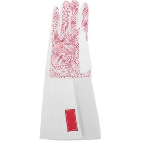 Ymiko Anti Slip Fencing Training Glove for Adult Right Hand, Epee and Foil Practice Gear with Grip Design, Breathable Leather Blend Material Ideal for Left or Right Handed Use in Saudi Arabia