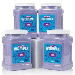 Wumple Purple Grape Cotton Candy Floss - مزيج السكر الناعم من الحبوب لآلات حلوى القطن، والحفلات، والكرنفالات والأحداث - حزمة من 1 (61 أوقية) in Kuwait