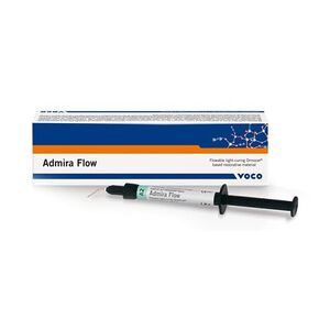 Voco 2482 Admira Flow Flowable Light Curing Ormocer Dental Restorative Material Syringe A2 2/Pk 1.8gm in Kuwait