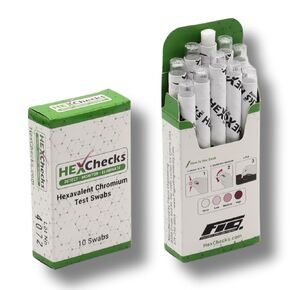 Cr(VI) Hexavalent Chromium Testing Swabs, Pack of 10 in Kuwait
