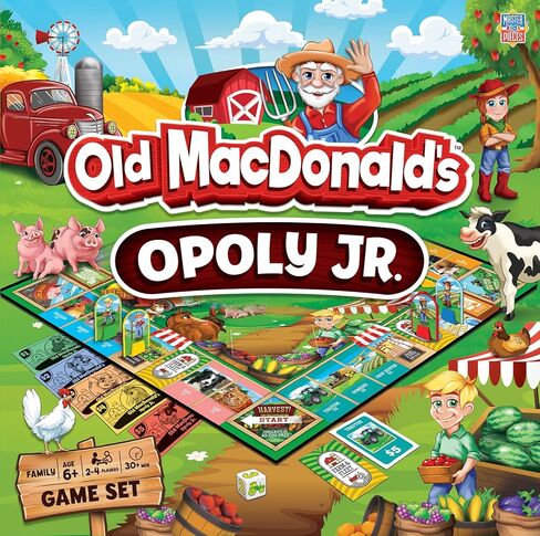 MasterPieces Kids & Family Board Games - NFL Opoly Jr. - Officially Licensed Board Games for Kids, & Family in Saudi Arabia