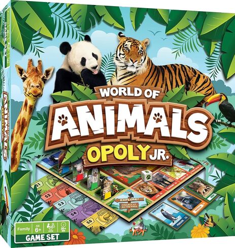 MasterPieces Kids & Family Board Games - NFL Opoly Jr. - Officially Licensed Board Games for Kids, & Family in Saudi Arabia