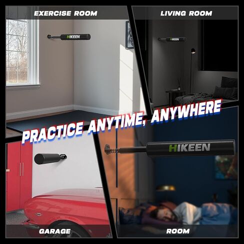 Hikeen Wall Bracket Boxing Precision Slip Stick,High Impact Boxing Slip Stick for Reflex Training,Shadow Box and Practice Slipping Punches Fits Home Gym in Saudi Arabia
