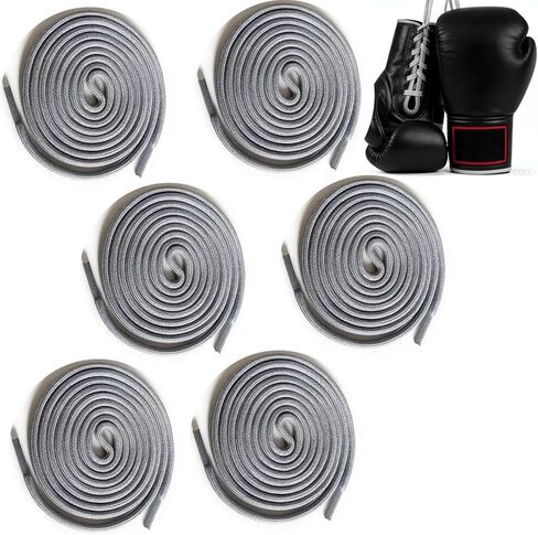 6 قطع من الأربطة البديلة لقفازات تدريب الملاكمة بأربطة، وقفازات احتياطية عالية القوة بأربطة مع أشرطة حلقة آمنة عالية القوة واستبدال القفازات (رمادي) in Kuwait