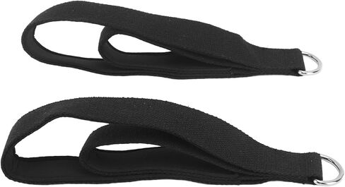 Estink Pilates Straps, 2 Pcs Double Loop Anti Slip Workout Straps with D Rings, for Home Gym Pilates Equipment in Kuwait