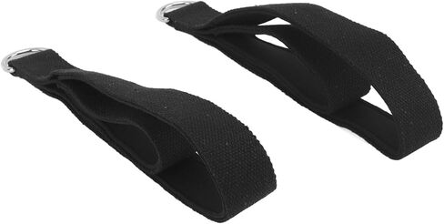 Estink Pilates Straps, 2 Pcs Double Loop Anti Slip Workout Straps with D Rings, for Home Gym Pilates Equipment in Kuwait
