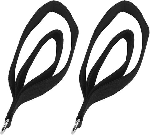 Estink Pilates Straps, 2 Pcs Double Loop Anti Slip Workout Straps with D Rings, for Home Gym Pilates Equipment in Kuwait