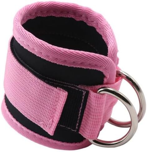 Slim Ankle Strap for Cable Machine,Ankle Cuff for Kickbacks, Booty Hip Abductors,Glute Workouts, Leg Extensions, Curls for Men and Women, Adjustable with Double D-Rings 1 Pair in Saudi Arabia