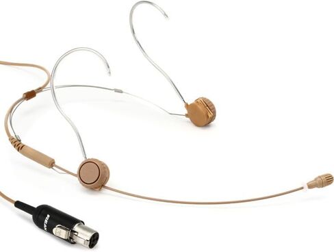 Shure TwinPlex TH53C/O-MTQG Omnidirectional Headset Microphone with TA4F Connector - Cocoa in Saudi Arabia