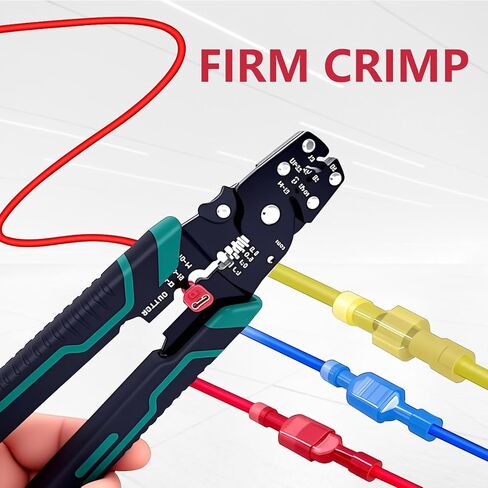 22-16 AWG Nylon Male and Female Spade Connectors Insulated Red Quick Disconnect Wire Connector Spade Crimp Terminals (Pack of 80Pcs) in Saudi Arabia