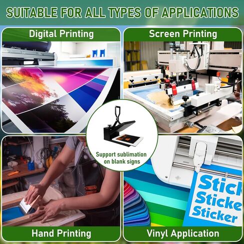 Zonon 5 Pcs Double Sided Printable Sublimation Aluminum Blanks, 18 x 24 x 0.04 Inch White Metal Sheet Plate for Custom Signs, Banners, Yard Parking Signs, Weatherproof for Indoor Outdoor DIY Craft in Saudi Arabia