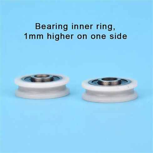 1PC 5 * 21 * 6mm U Groove Bearing Pulley Line Lifting Wheel Bathroom Wheel Hard Stainless Steel in Saudi Arabia