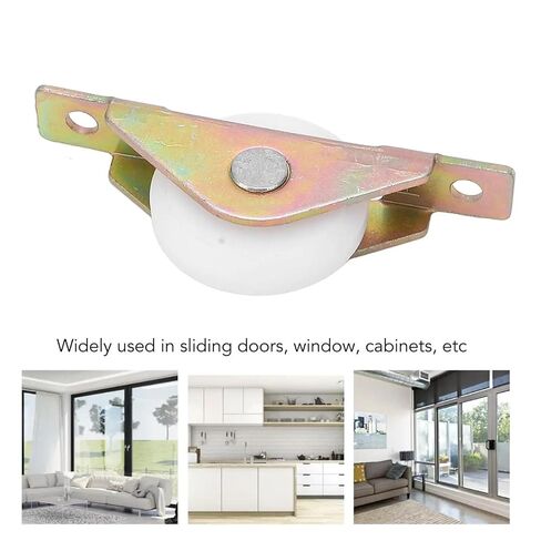 5Pcs 30mm Low Noise for Sliding Door Pulley Wheels - Smooth Standard Single Wheel for Cabinets & Windows in Saudi Arabia