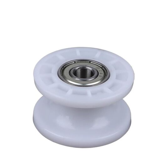1Pcs Mechanical Pulley Grooved Wheel 608zz Dual Bearing Rolling Pulley Wheel Round Wheel Roller 8 * 42 * 24mm in Saudi Arabia