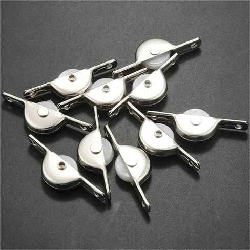 10 Pcs Sliding Door Wheel Rollers Cupboard Drawer Sheave Window Caster Nylon Bearing Pulley Wheel Furniture Hardware Accessories in Saudi Arabia