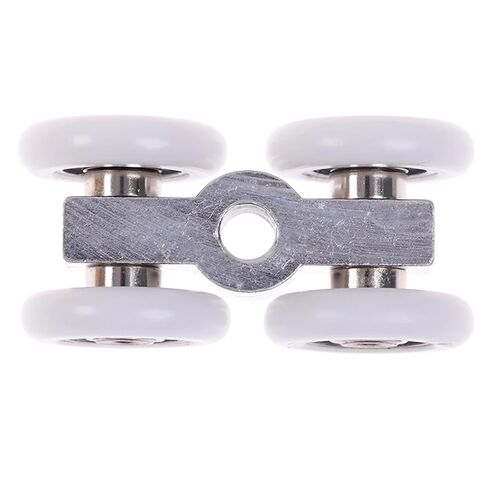 1Pair Sliding Door Rollers 4 Wheels Hanging Home Door Accessories Hardware in Saudi Arabia