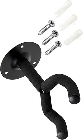 Guitar Wall Mount Rack, Guitars Wall Hanger Hook Bracket Holder Display Stand with Mounting Screws for Guitar, Ukuleles in Saudi Arabia