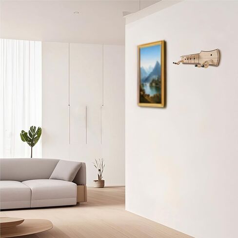 Wood Guitar Wall Mount Holder Hook Stand Shelf for 2 Guitars Acoustic Electric Banjo Bass Ukulele Display in Saudi Arabia