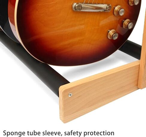 رف عرض بانتون 6 مضارب - حامل أرضي عالي التحمل للتنس والكمان والجيتار والمزيد - حل تخزين مثالي لمعدات الرياضة والموسيقى in Kuwait