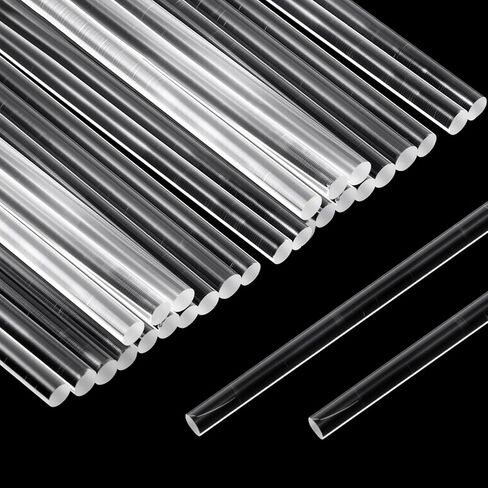 120 PCS Cake Topper Sticks, Plastic Sticks, 8 Inch 2mm Diameter Acrylic Rods for Cake Pops, DIY Crafts, Stirring, Party Decorations in Saudi Arabia