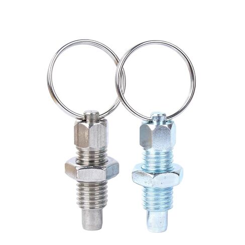 VCN217 Locking Plungers Short Pull Ring Hand Retractable Spring with Nuts Non Lock-Out Type 1Pcs(VCN217-LK,M10-6) in Kuwait