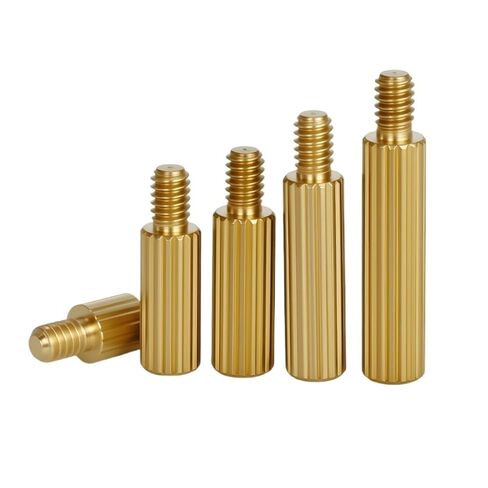 Brass Threaded Motherboard Standoff M2 Male to Female Board Rack Stud Spacing Screws Bolts Round PCB Support Column Pillars(35mm(10pcs)) in Kuwait
