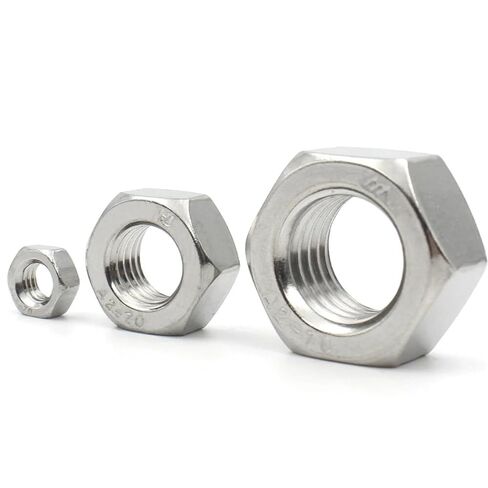 A2-70 304 Stainless Steel Hex Hexagon Nuts M1 M1.2 M1.4 M1.6 M2 M2.5 M3 M4 M5 M6 M8 M10 M12 M16 M20 M24(M3.5 x 25pcs) in Kuwait
