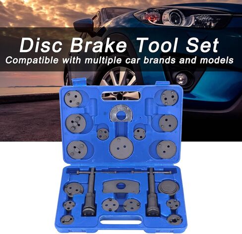 Disc Brake Caliper Tool Kit Professional Chrome Vanadium Steel Wind Back Tool Set with Adapter Shaft and Fixing Plate for Truck and Car Brake Maintenance Durable and Practi in Saudi Arabia