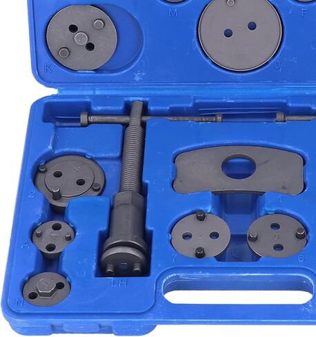 Disc Brake Caliper Tool Kit Professional Chrome Vanadium Steel Wind Back Tool Set with Adapter Shaft and Fixing Plate for Truck and Car Brake Maintenance Durable and Practi in Saudi Arabia