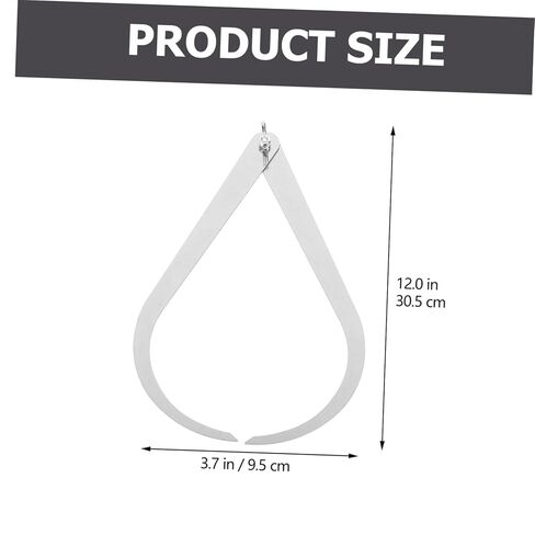 3Pcs Ceramic Measure Caliper Outside Calipers for Clay Craft Pottery Sculpture Accurate Metal Shaping Modeling Tools with Polished Surface and Nonslip Design in Saudi Arabia