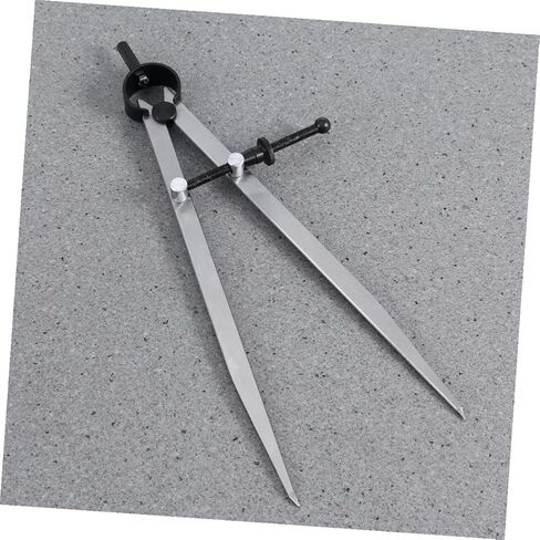 3 Pcs Carbon Steel Divider Caliper Set with Hardened Spring Fulcrum Rapid Fine Adjustment Inside Id and Outside Od Measuring Tools for Precision Machinist Work in Saudi Arabia