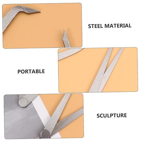 4Pcs Steel Joint Calipers for Carving Shaping Modeling Inside and Outside Measuring Tools with Hardened Points Portable and Lightweight for Sculpture Pottery Tube in Saudi Arabia