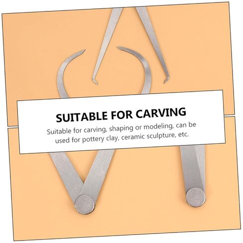 4Pcs Steel Joint Calipers for Carving Shaping Modeling Inside and Outside Measuring Tools with Hardened Points Portable and Lightweight for Sculpture Pottery Tube in Saudi Arabia