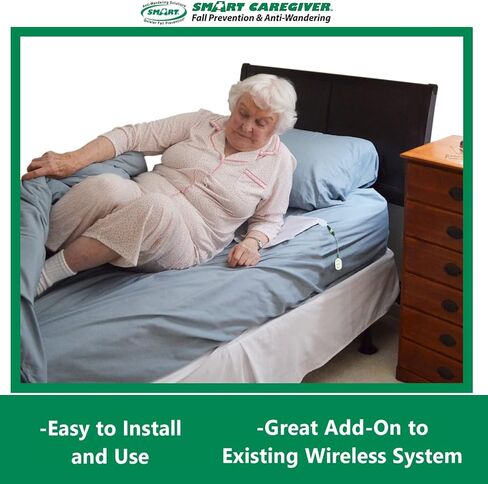 Smart Caregiver Corporation Replacement/Add-on Cordless Bed Sensor Pad - 20in x 30in Works with 433-EC and 433-CMU only in Saudi Arabia