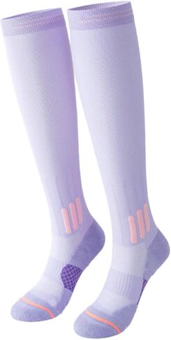 3 Pairs Compression Socks for Women Best Knee High Support for Running Athletic Cycling Travel Work and Fitness in Saudi Arabia