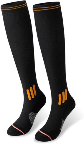 3 Pairs Compression Socks for Women Best Knee High Support for Running Athletic Cycling Travel Work and Fitness in Saudi Arabia