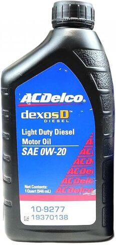 ACDelco GM Original Equipment 10-9277 (19370138) dexosD™ 0W-20 Diesel Motor Oil - 1 qt (Pack of 6) in Kuwait