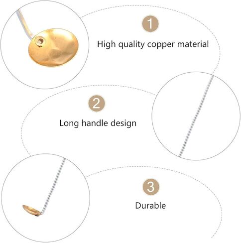 NOLITOY 15pcs Copper Combustion Spoons Chemical Burning Spoons Teaching Instrument for Laboratory Scientific Research and Medical Use in Saudi Arabia